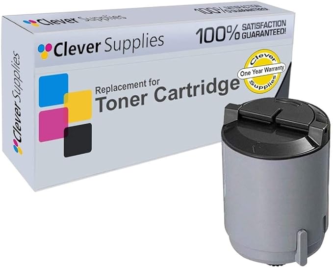 CS Replacement Toner Cartridge Compatible with Samsung CLP 300 CLP-K300A Black CLP-300 300N 3160 CLX-2160 3160FN 2160N 3160N 3160 Black: 2 000 Page Yield