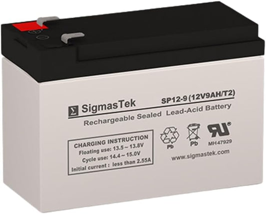 APC BN700MC Compatible RBC17 UPS Battery, 12V 9Ah F2 by SigmasTek