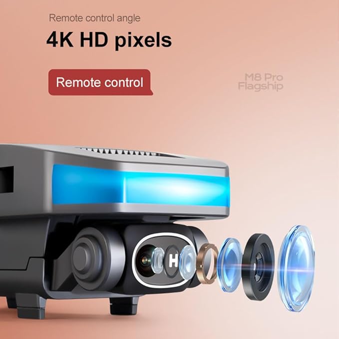 GPS Drones with Camera for adults 4K, Long Flight Endurance（50 minutes）, GPS 5G WIFI FPV Quadcopter for Beginners with Optical Flow Positioning,Brushless Motors,No obstacle avoidance, GPS Return Home,Include 2 batteries