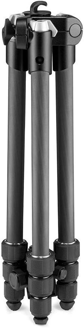 Manfrotto Element MII Mobile Bluetooth 4-Section Carbon Fiber Traveler Tripod, Black