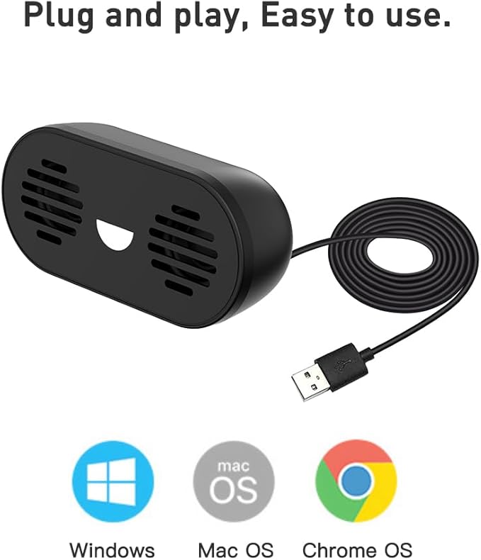 USB Computer Speaker for Desktop,Laptop Speaker,Small Computer Soundbar USB Mini Speaker
