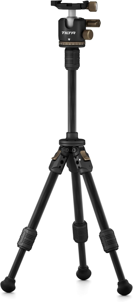 Tilta BT03 Tabletop Tripod | Ball Head with 1-Stage Carbon Fiber Tripod Legs (3KG) (Space Gray, Extendable Edition)