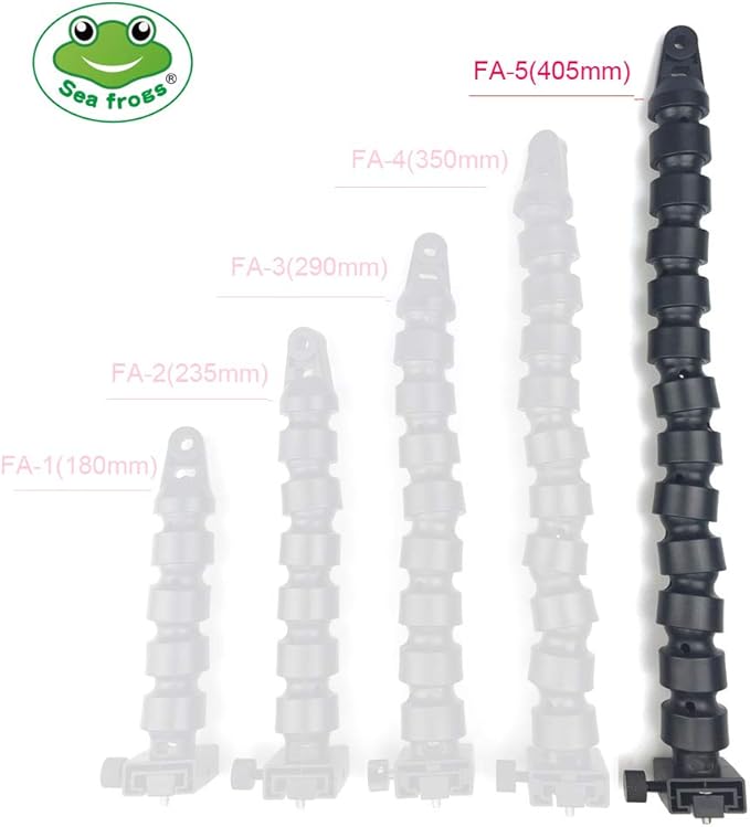 Sea frogs Diving YS Flex Joint Arm System Compatible with Waterproof Camera Housing Accessory for Underwater Photography (16")