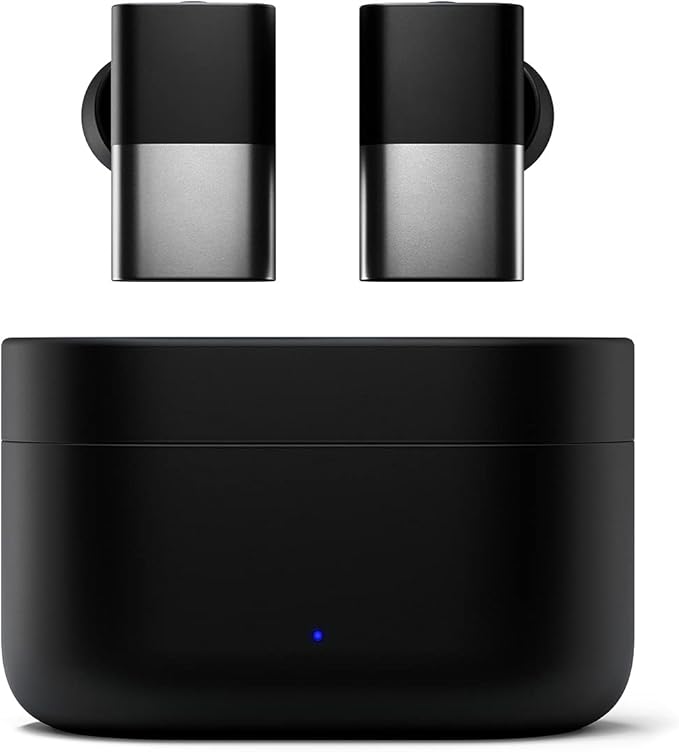 Status Audio Between Pro True Wireless Earbuds - Small Charging Case - 4 Microphones - Hybrid Triple Driver - 12 + 36 Hour Battery - Bluetooth 5.2 - Noise-Isolating Fit - IPX5 Water Resistant Ear Buds