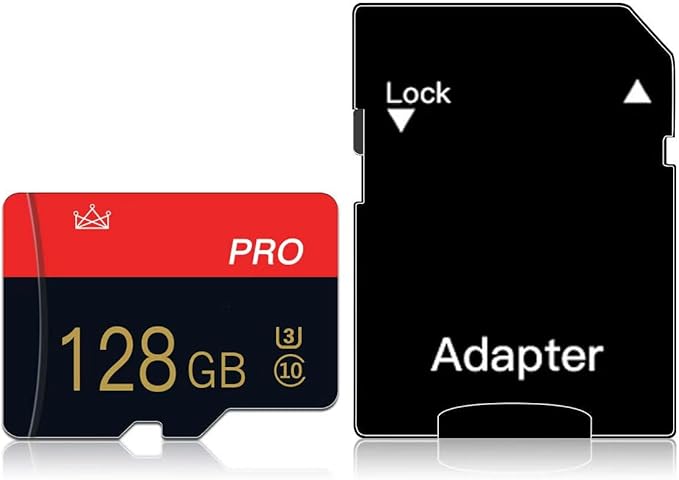 2 Pack Micro Memory Card 128GB Class 10 with Adapter High Speed Memory Card for Tablet,Drone