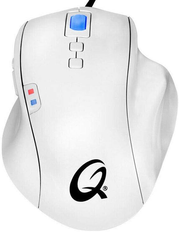 QPAD LED Bluelight Optical Wired Gaming Mouse and Mouse Pad (OM-75)