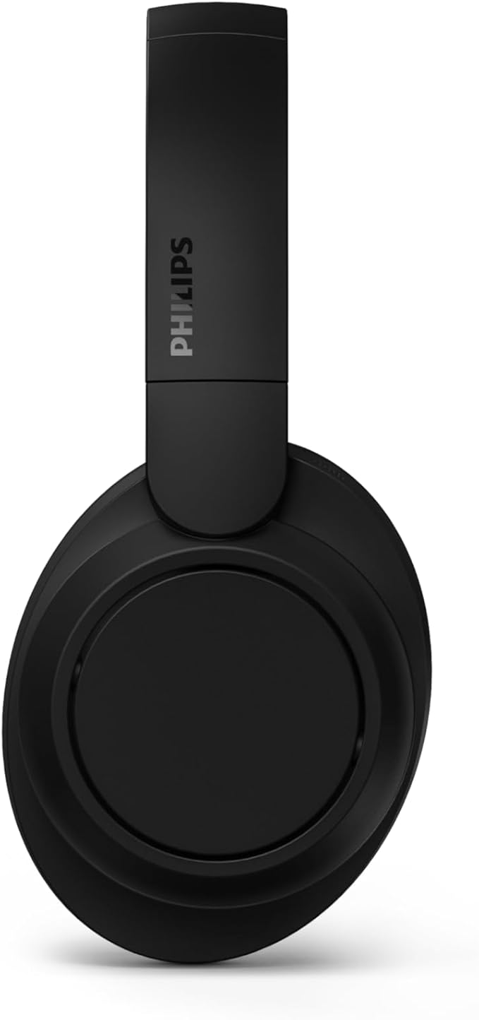 PHILIPS H6509 Wireless Headphones,Over-Ear Bluetooth Headphones with Noise Canceling Pro,Dynamic Bass,70H Battery Life,Fast Charging,Soft Ear Cups,Bluetooth 5.3, Multipoint Connectivity,App Control