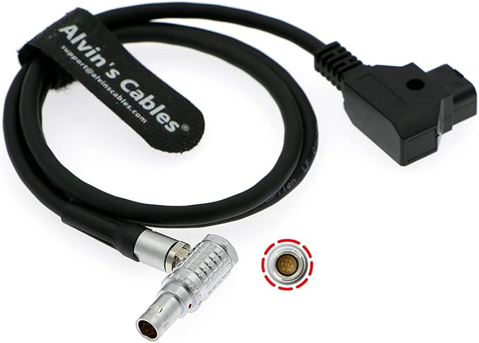 Alvin's Cables Nucleus M Motor Power Cable for Tilta D-tap to Right Angle 7 Pin Power Cable 70CM| 27.6inches