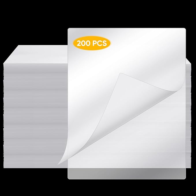 Sherr 200 Pack 10 Mil Laminating Pouches Thermal Laminating Sheets Letter Size 9 x 11.5 Inch Clear Plastic Paper Hot Glossy Sheets Office Supplies