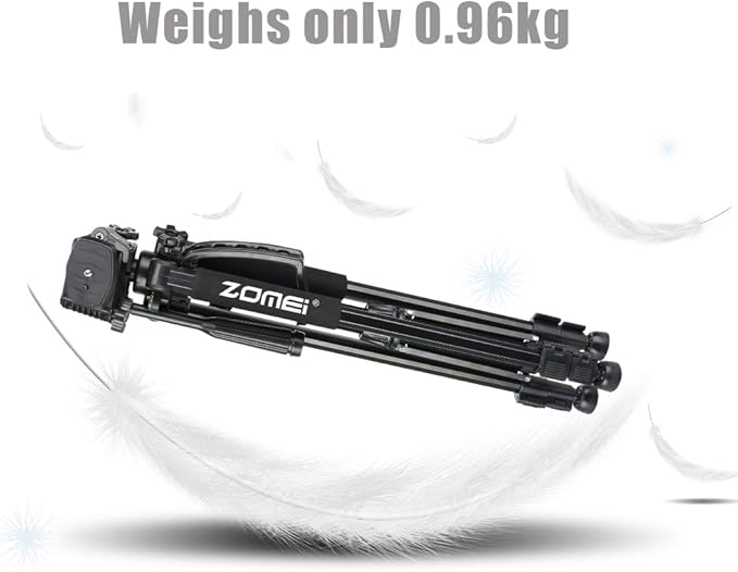 61’’ Camera Tripod,Cell Phone Tripod Stand with Travel Bag and Phone Holder, Professional Travel DSLR Tripods Compatible with Cameras, Cell Phones, Projectors, Webcams, Spotting Scopes