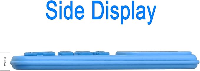 Basic Calculator Digit Silicone Button Desktop Calculator (4 Colors, Set of 8) (C, Pack of 8)