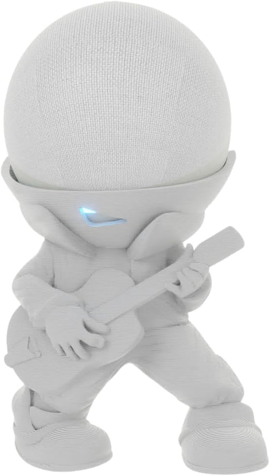 Splin Table Stand Holder Compatible with Amazon Alexa Smart Speaker Echo Dot (4th and 5th gen.) and Apple HomePod Mini, Vegas Boy (White)