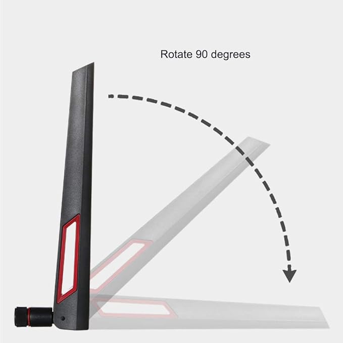 WiFi Antenna Dual Band 2.4GHz 5.8GHz 10 DBI RP-SMA Router for PCI-E WiFi Network Card USB Wireless Adapter Security IP Camera