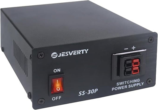 SS-30P 13.8V 30A DC Regulated Universal Compact Bench Power Supply, AC-DC Power Converter, 20W USB & Type-C Quick-Charge, Anderson Connectors & 1/4 inch Bingding Posts for HAM&Amateur Radio