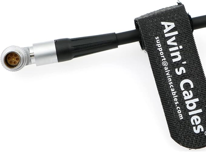 Alvin’s Cables Power Cable for Tilta Nucleus-M Motor Rotatable Right Angle 7 Pin Male to D-tap Power Cable 35CM| 13.8inches