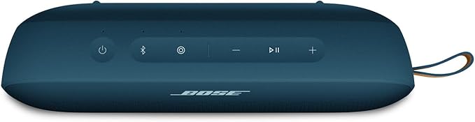 Bose SoundLink Flex Portable Bluetooth Speaker (2nd Gen), Portable Outdoor Speaker with Hi-Fi Audio, Up to 12 Hours Battery Life, Waterproof and Dustproof, Twilight Blue - Limited Edition Color