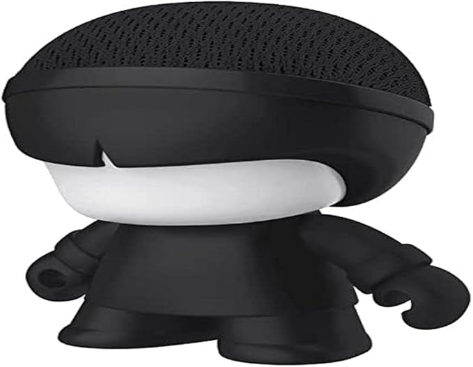 Xoopar Mini Xboy Portable Bluetooth Speaker – LED Light-Up – Powerful 360° Sound – Built-in Selfie Remote – Black