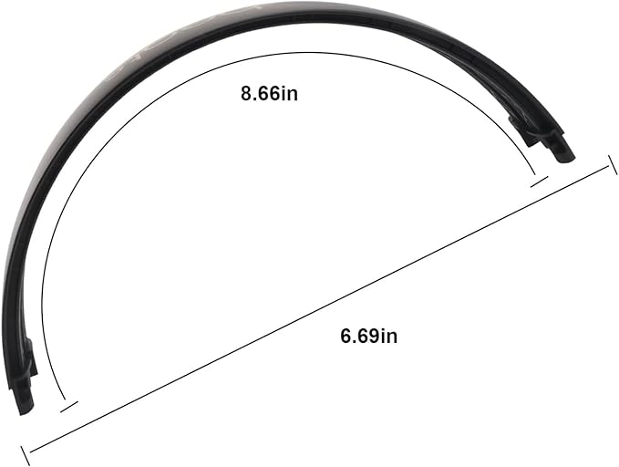 Studio 3 Headband Replacement Parts Accessories Studio 2 Headband Top Arch Band Pad Repair Kit Compatible with Studio 3.0/Studio 2.0 Headphones. (Midnight Black)