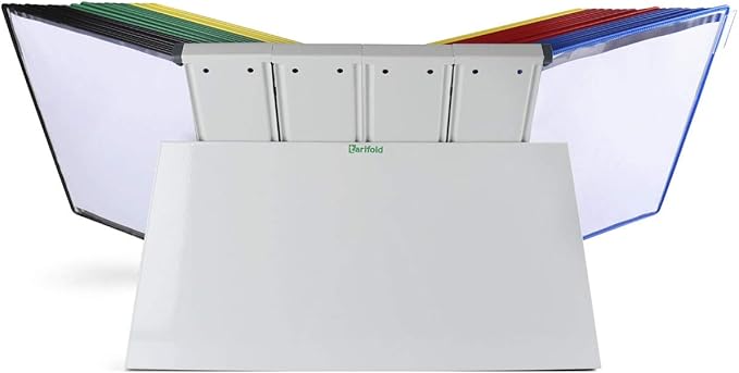 TARIFOLD Desktop Reference System, 40 Double-Sided Display Pockets, Letter-Size, Assorted Colors, 80 Sheet Capacity (D294)