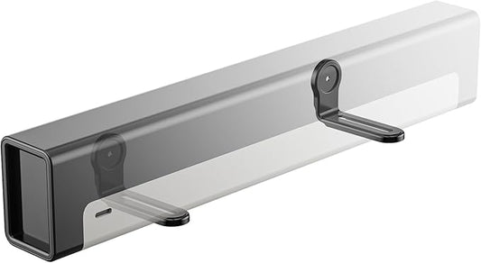 WALI Sound Bar Mounts Under TV, Universal Soundbar Wall Mount Shelf with Anti-Skid Pad, Drywall Studless Soundbar Mount Easy to Install for All Types of Wall (SLK203), Black