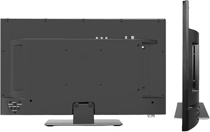 SYLVOX 22'' Smart 12 Volt TV Digital Video Disc Combo FHD 1080P Android 11.0, with ARC CEC WiFi Wireless Connection, for Home, RV Camper, and Mobile Use(Limo Series),Black