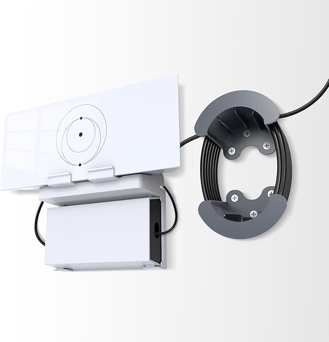 UBeesize Starlink Mount, Standard Gen 3 Router Wall Mount with Cable Caddy, All in One Wall Holder for Starlink Standard V3 Mesh Router and Power Supply