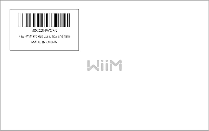 WiiM Pro Plus AirPlay 2 Receiver, Google Cast Audio, Multiroom Streamer with Premium AKM DAC, Voice Remote, Works with Alexa/Siri/Google, Stream Hi-Res Audio from Spotify, Amazon Music, Tidal and More