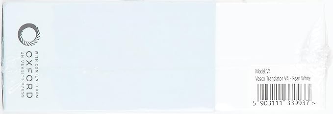 Vasco V4 Language Translator Device | 112 Languages | Free Lifetime Internet in Almost 200 Countries | Pearl White