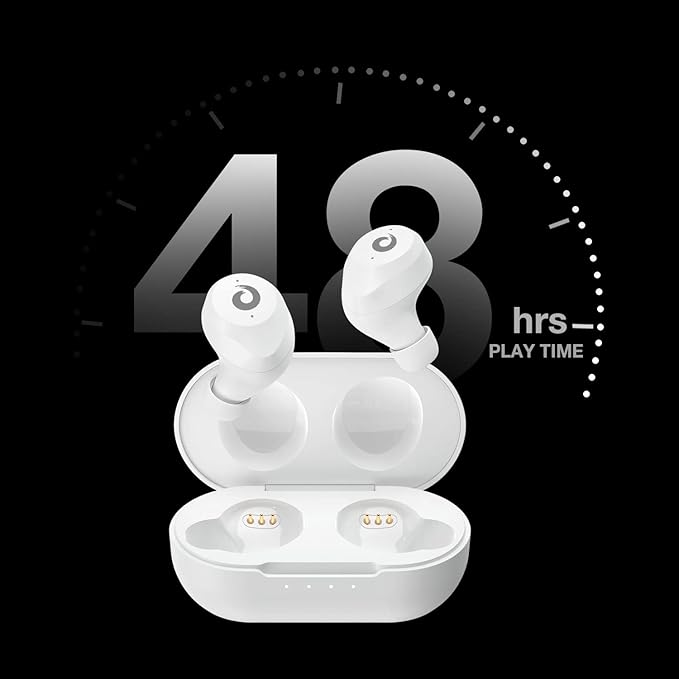 X9 Wireless Earbuds Bluetooth 5.3 Headphones Waterproof Stereo Earphones in Ear Touch Control with Microphone Headset with Deep Bass for Sport, Gaming and Running(White)