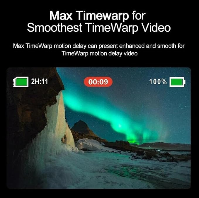 Lens Mod Ultra-Wide Angle 155 Degree Max for GoPro Hero 9 10 11 11Mini Black Action Camera Accessories Anti Shake Water Proof Lens