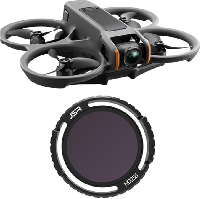 Lens Filter/Filter Set for DJI Avata 2 Drone Waterproof, Anti-Whiteout, UV-Blocking (ND256)