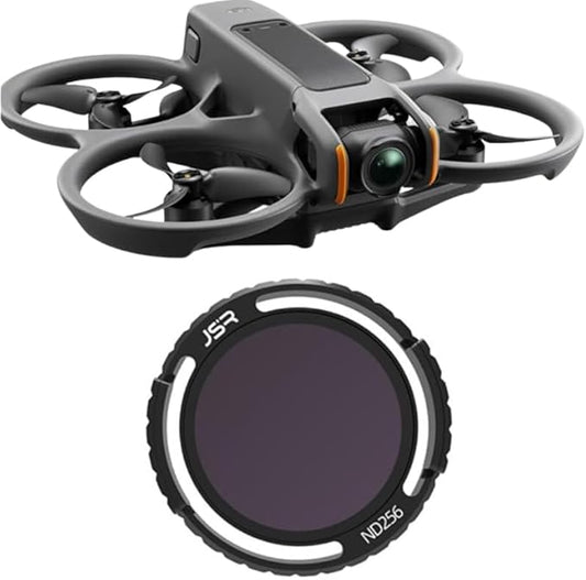 Lens Filter/Filter Set for DJI Avata 2 Drone Waterproof, Anti-Whiteout, UV-Blocking (ND256)