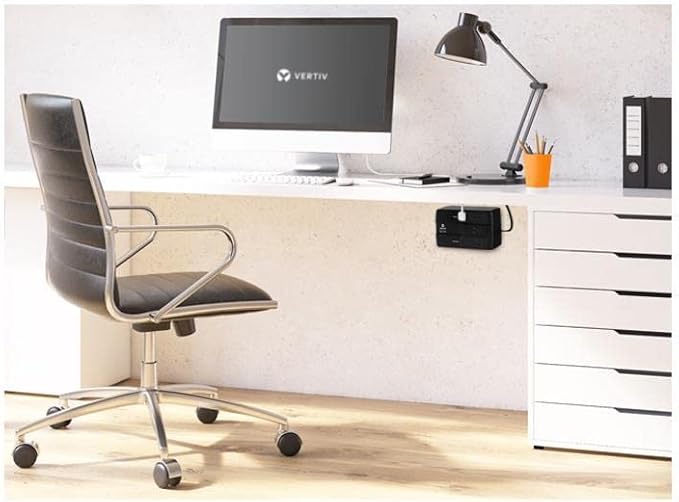 Vertiv Liebert PST5 UPS - 350VA 200W 120V Standby Power, 8 Outlets, Battery Backup with Surge Protection, Energy Star Certified, 3 Year Warranty, Free Software for Controlled Shutdown (PST5-350MT120)