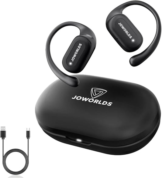 Bluetooth Headphones Air Conduction, IPX5 Waterproof Air Conduction Ear Buds, Over Ear Headphones with MIC, Over Ear Earbuds for Sports, Running Earbuds, 35 Hours Music, Clear Calls