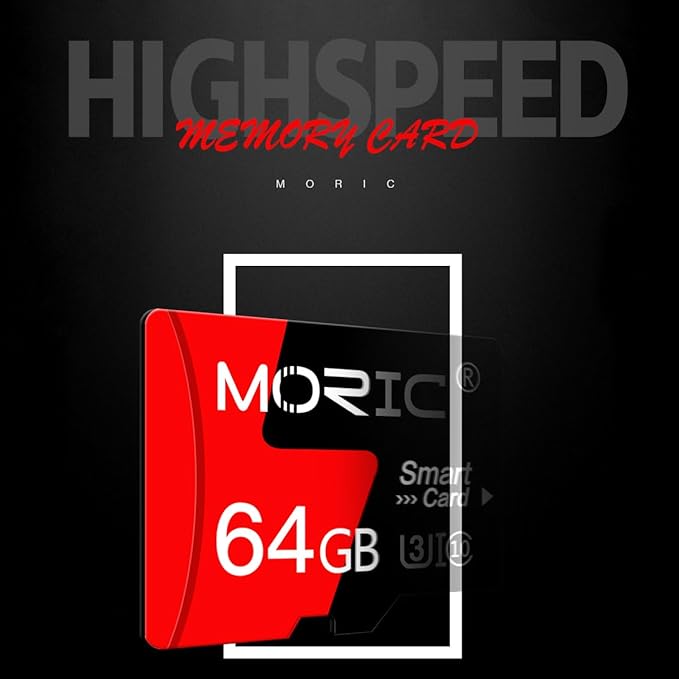 2 Pack 64GB Micro SD Card with SD Adapter High Speed Memory Card,C10 A1 Memory TF Card for Camera/Dash Cam/Smartphone/Tablet/Drone