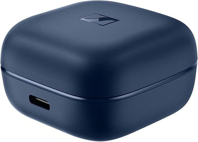 Sennheiser ACCENTUM True Wireless Earbuds - Crystal-Clear Sound with Hybrid ANC, Ergonomic Design, 28-Hour Battery Life, Touch Interface, Blue