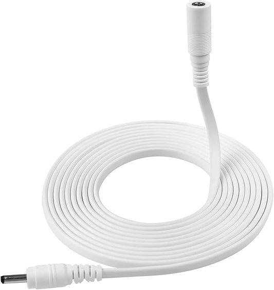 Power Extension Cord for Alexa Echo Dot 3rd Gen/Dot 4th Generation/Show 5, 10ft Long Flat Charger Cable