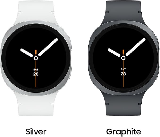 Samsung Galaxy Watch 8 (2025) 40mm Bluetooth Smartwatch, Cushion Design, Fitness Tracker, Sleep Coaching, Running Coach, Energy Score, Heart Rate Tracking, Graphite [US Version, 2 Yr Warranty]