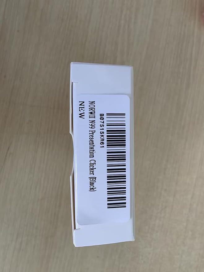 Norwii N99 Air Mouse Presentation Clicker with Pointer, Rechargeable Clicker for PowerPoint presentations, PowerPoint Clicker, Presentation Remote, Wireless Presenter, Handle Mouse - Black