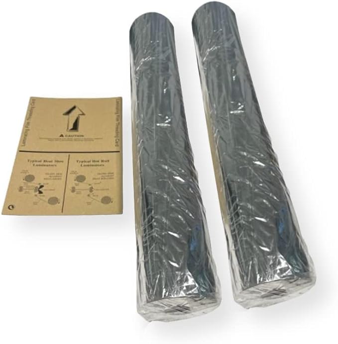 Dry-Lam SG25515-1 SuperLam Gloss Thermal Laminating Film with ASAP Technology, Roll of 25" x 500', 1" Core in 1.7 Mil Thickness, Melting Temperature of 210°, Adhesive in