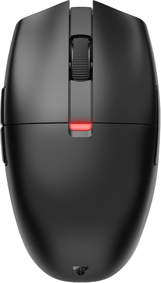 FANTECH ARIA XD7 Wireless Gaming Mouse Pixart 3395 Gaming Sensor 26000 DPI, HUANO Switches, Super Lightweight 59 Grams and Ambidextrous Egg Shape, 3 Mode Connectivity, Black