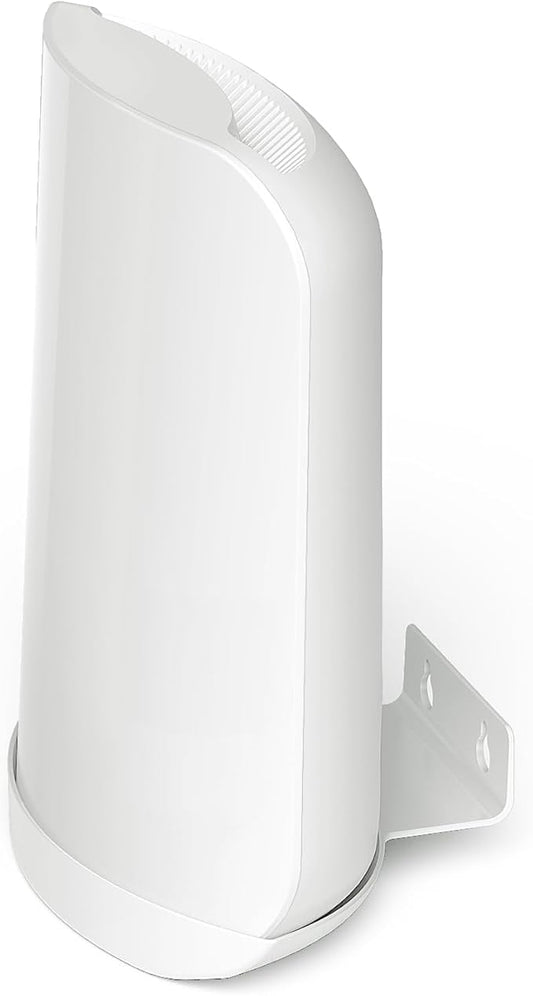 Wall Bracket for Eero Max 7 Aluminum Alloy Max 7 Wall Mount Sturdy and Durable Space Saving Wall Mount Holder Compatible with Max 7 Mesh WiFi Router (White-1Pack)