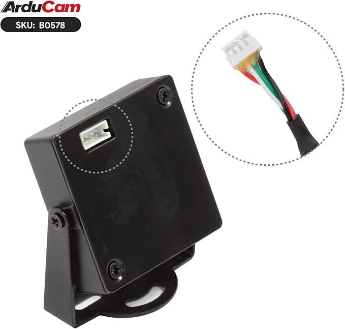 Arducam 2.3MP USB Camera Module, Global Shutter 110°(D) Wide Angle Lightburn Camera, 1080p@90fps High Speed USB 2.0 UVC Webcam for Windows, Linux, Android, and Mac OS