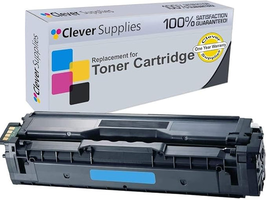 CS Replacement Toner Cartridge Compatible with Samsung CLP 415 CLT-C504S Cyan CLP-415 415N 415NW CLX-4195 4195N 4195FN 4195FW Xpress C1810 C1810W C1860 Multifunction C1860 C1860FW