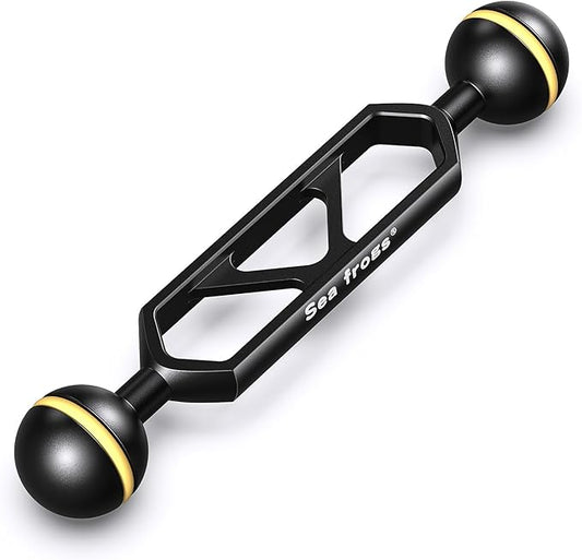 Sea frogs Double Ball Arm 5.0" Essential Underwater Photography Gear Lighting System Aluminum Alloy Diving Equipment Accessory Lightweight Arms AM-16