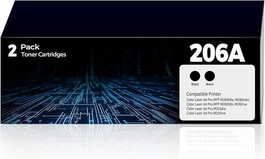 haikyuu 206A Toner Cartridge Color Laser Jet Pro MFP M283fdw M283cdw Compatible with HP 206A 206X HP206A W2110A Black Toner Cartridge