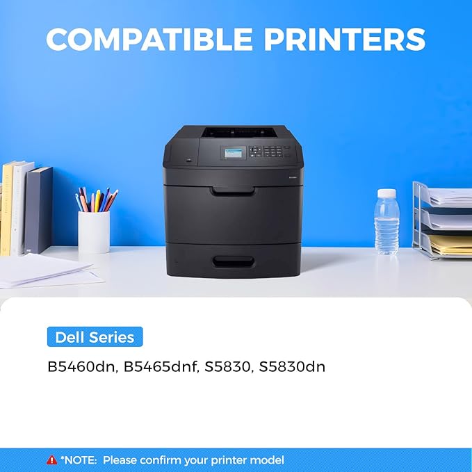 Remanufatured 6RVJY B5460 Fuser Assembly Replacement for Dell 6RVJY Fuser Assembly Compatible with Dell B5460dn B5465dnf S5830 S5830dn Laser Printer All-in-One Copier (1-Pack, 110V)