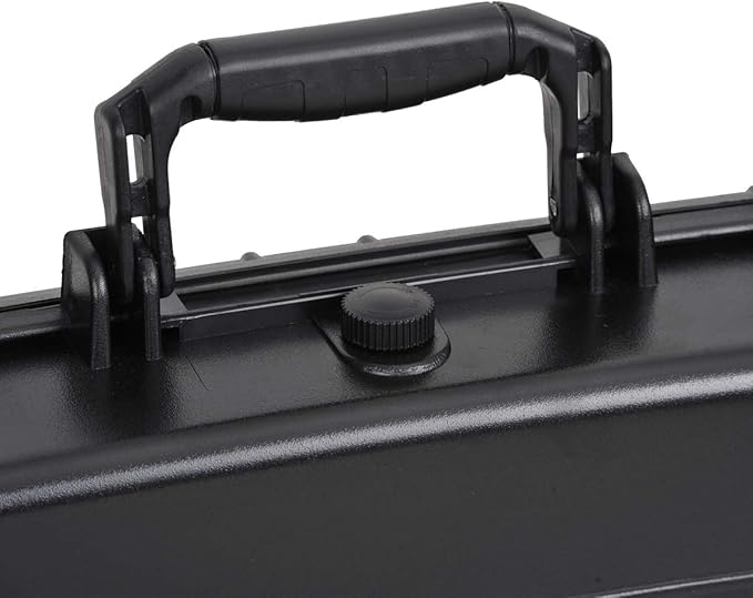 MEIJIA Portable Waterproof Protective Case,Hard Camera Case,Customized Fit Foam Inserted, Elegant Black,Fit for Camera, Equipments, Lens,Drones(Black)