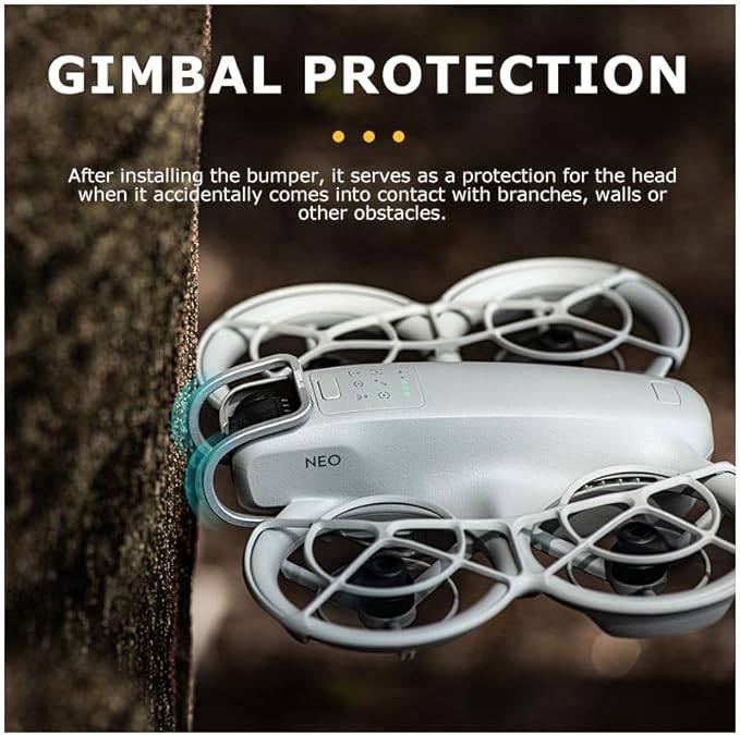 Gimbal Protector for DJI Neo Accessories, Anti-Collision Gimbal Bumper Guard for DJI Neo Drone Camera