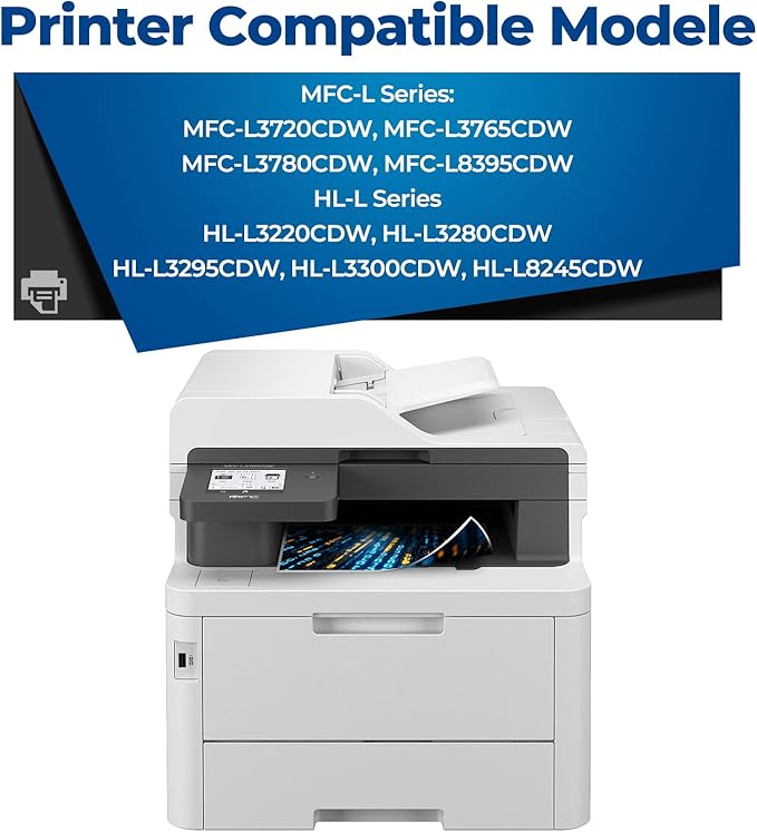 Compatible Brother TN229XL Toner Cartridges MFC-L3780CDW MFC-L3720CDW HL-L3280CDW Replacement for Brother TN229XL TN229 229 XL Work for MFC-L3720CDW MFC-L3780CDW L3765CDW HL-L3280CDW L3220CDW Printer